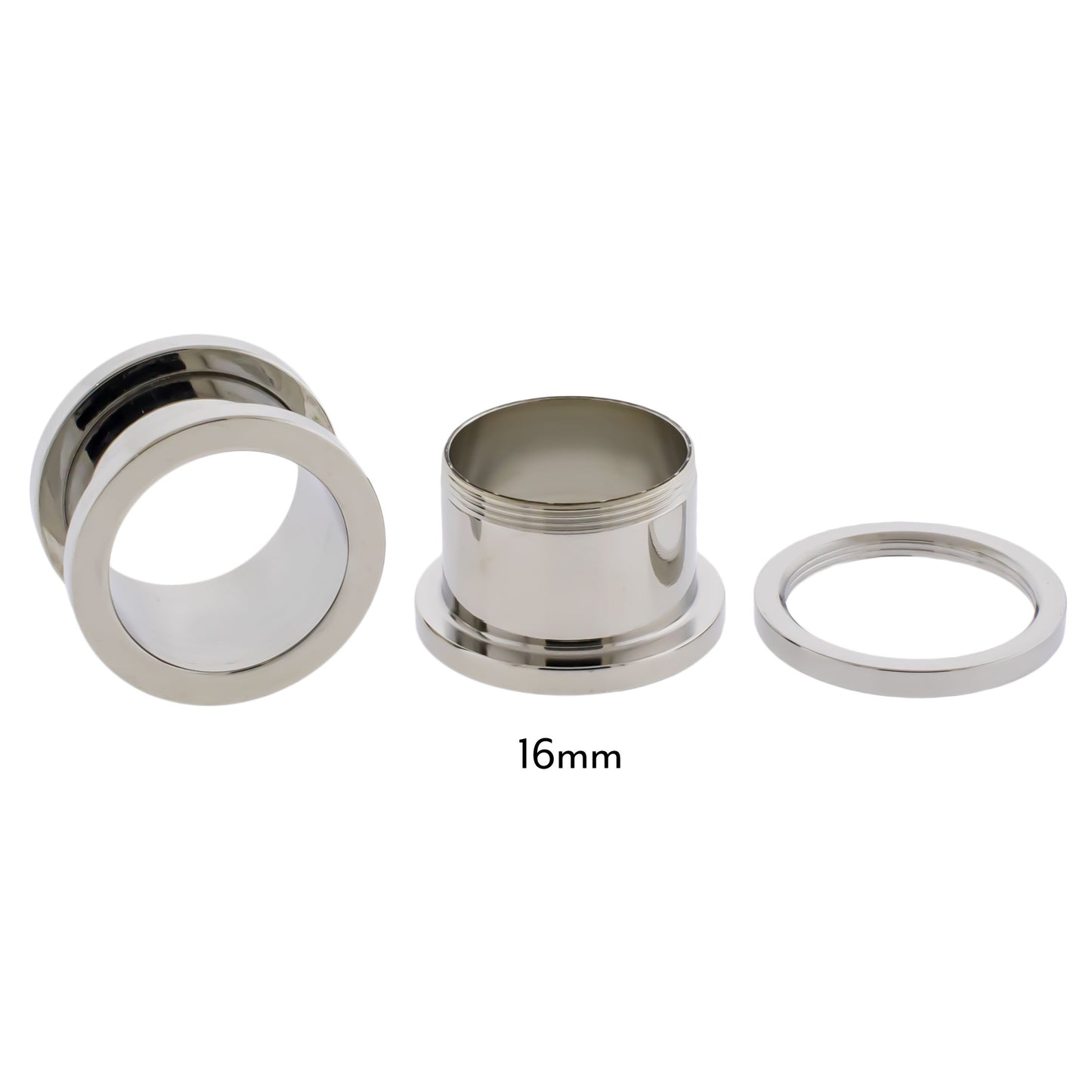 Steel Externally Threaded Tunnels - Pierced Addiction