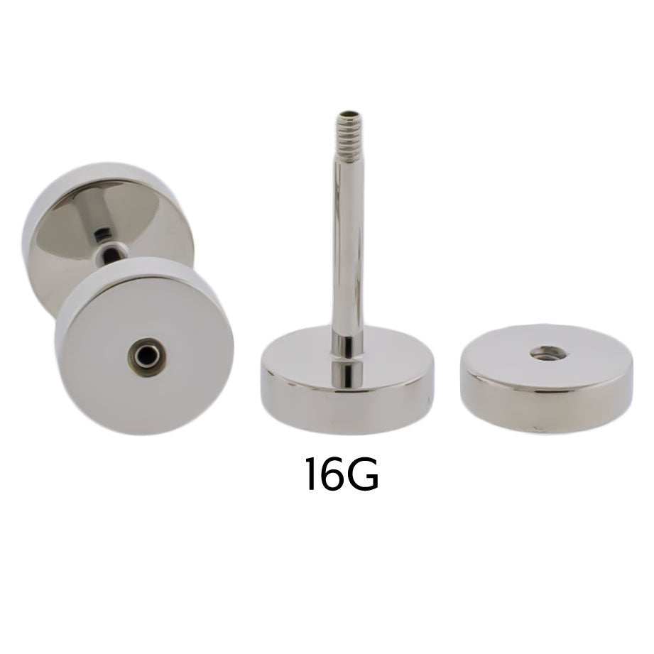 Steel Externally Threaded Tunnels - Pierced Addiction