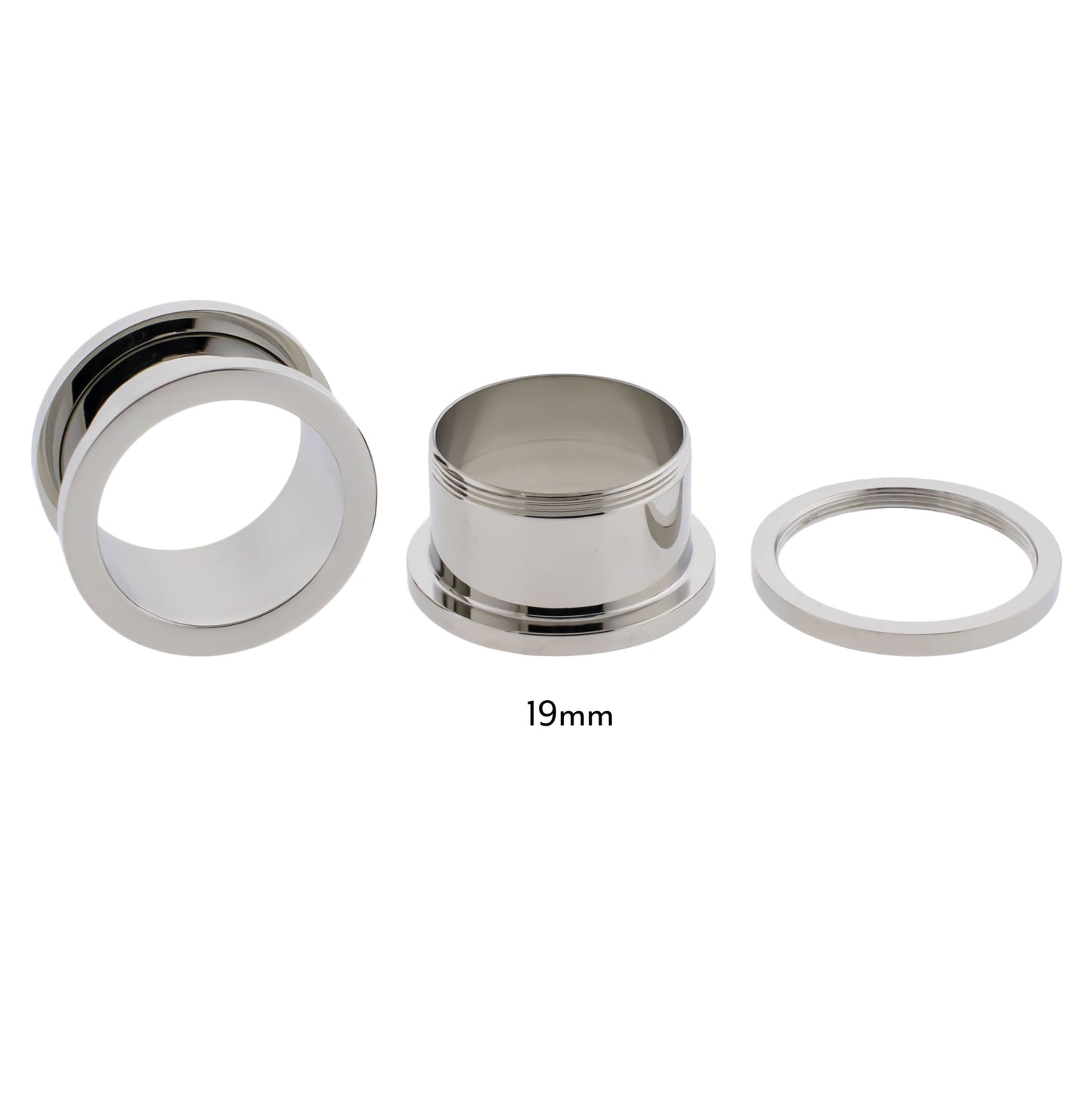 Steel Externally Threaded Tunnels - Pierced Addiction