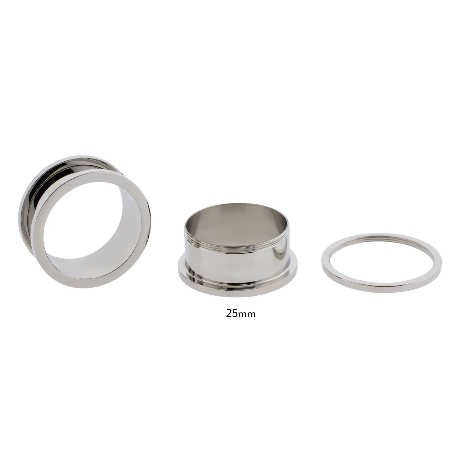 Steel Externally Threaded Tunnels - Pierced Addiction