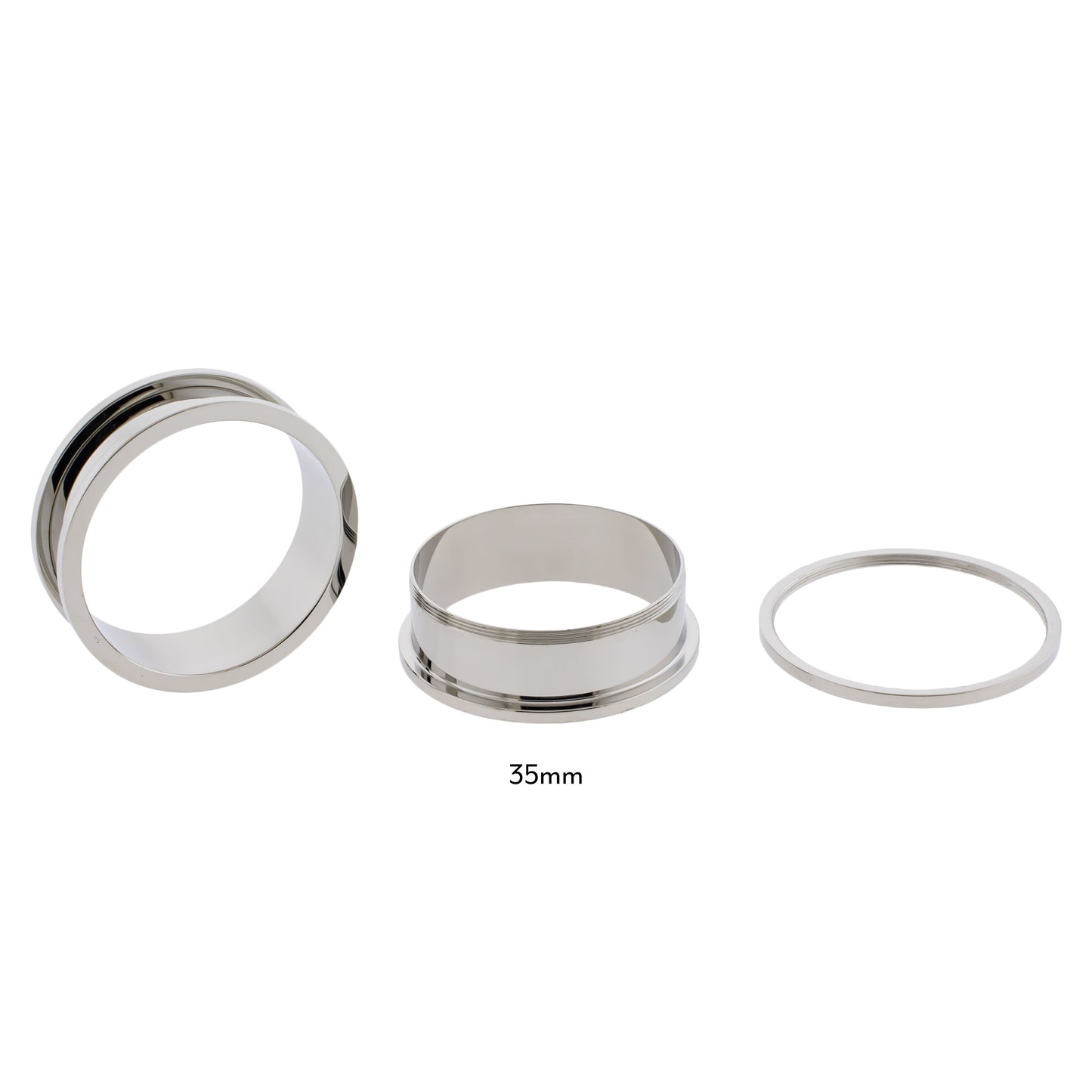 Steel Externally Threaded Tunnels - Pierced Addiction