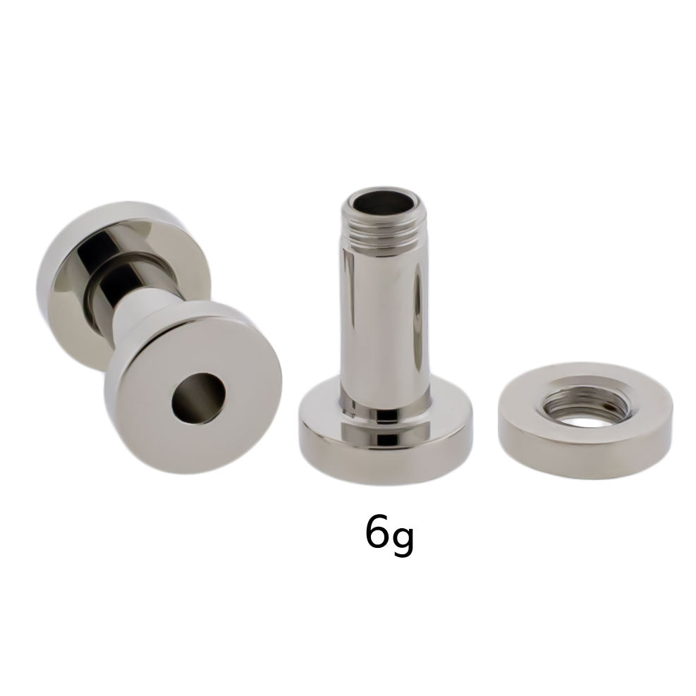 Steel Externally Threaded Tunnels - Pierced Addiction