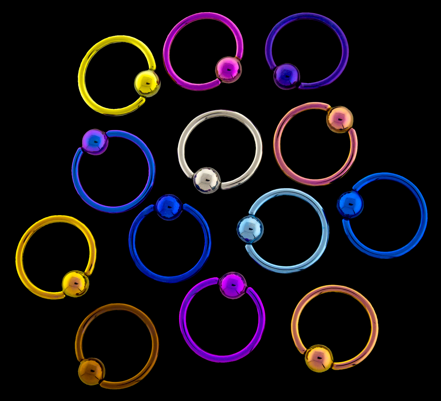 16G Captive Bead Rings - Pierced Addiction