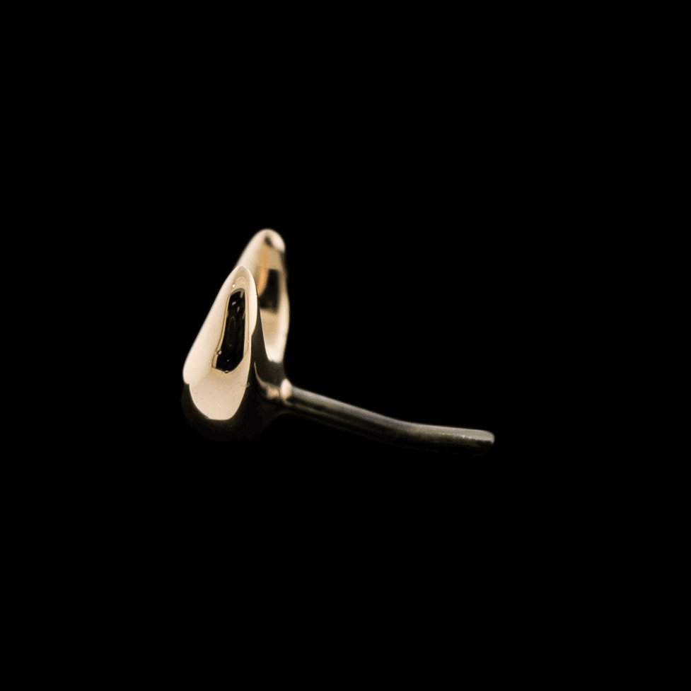 Nyx - 14KT Gold Threadless End - Pierced Addiction