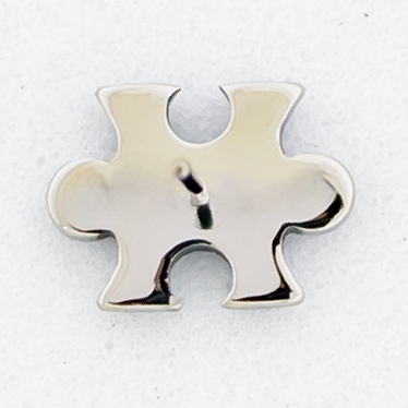 Puzzle Piece - Titanium Threadless End