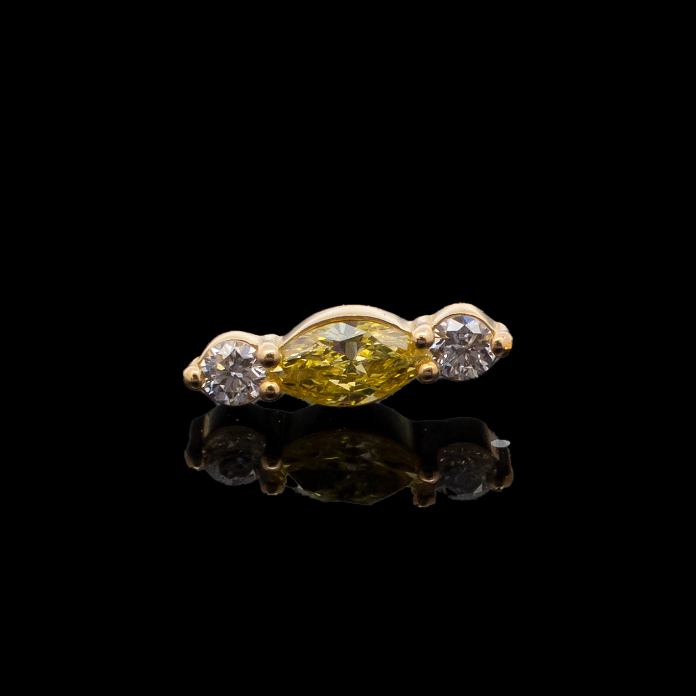 Brielle - 18kt Gold Threadless End