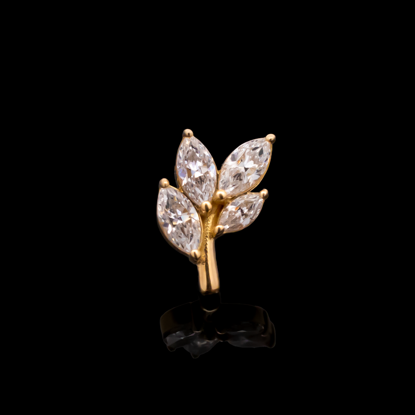 Valenza - 18kt Gold Threadless End