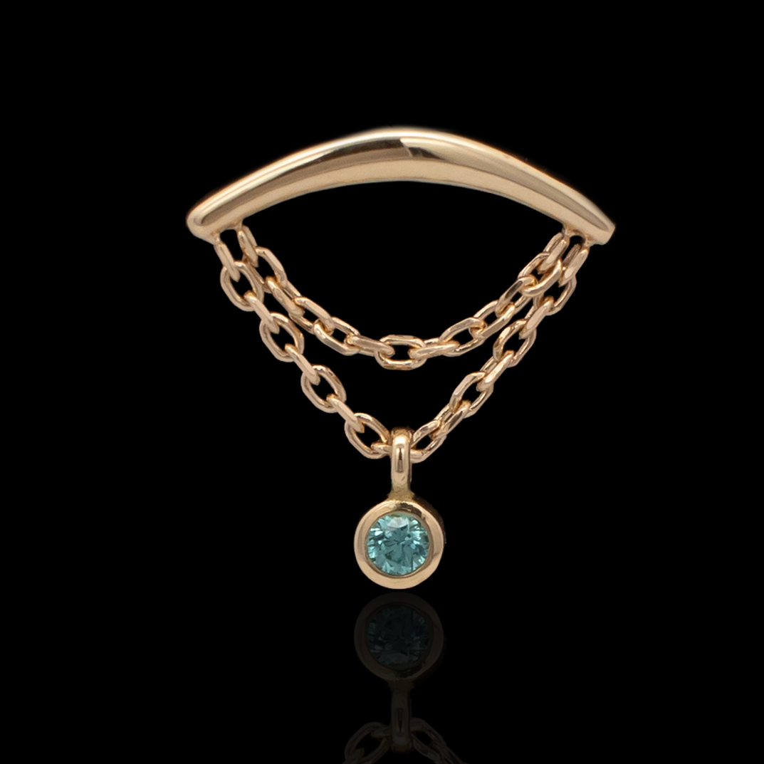 Ezra - 18kt Gold Threadless End