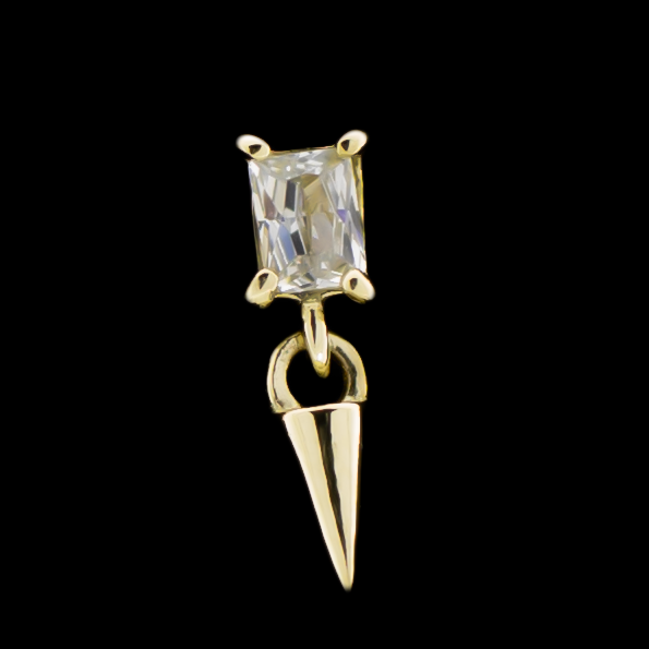 Nolani - 14Kt Gold Threadless End - Pierced Addiction