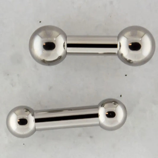 6G Internally Threaded Steel Barbells - Pierced Addiction