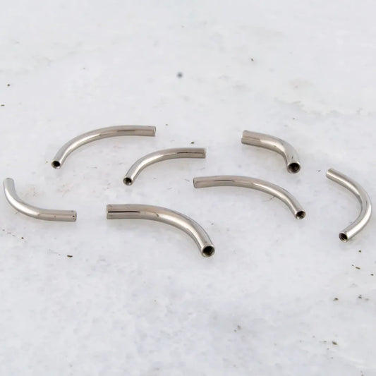 16G Internally Threaded Steel Curve -Post Only - Pierced Addiction