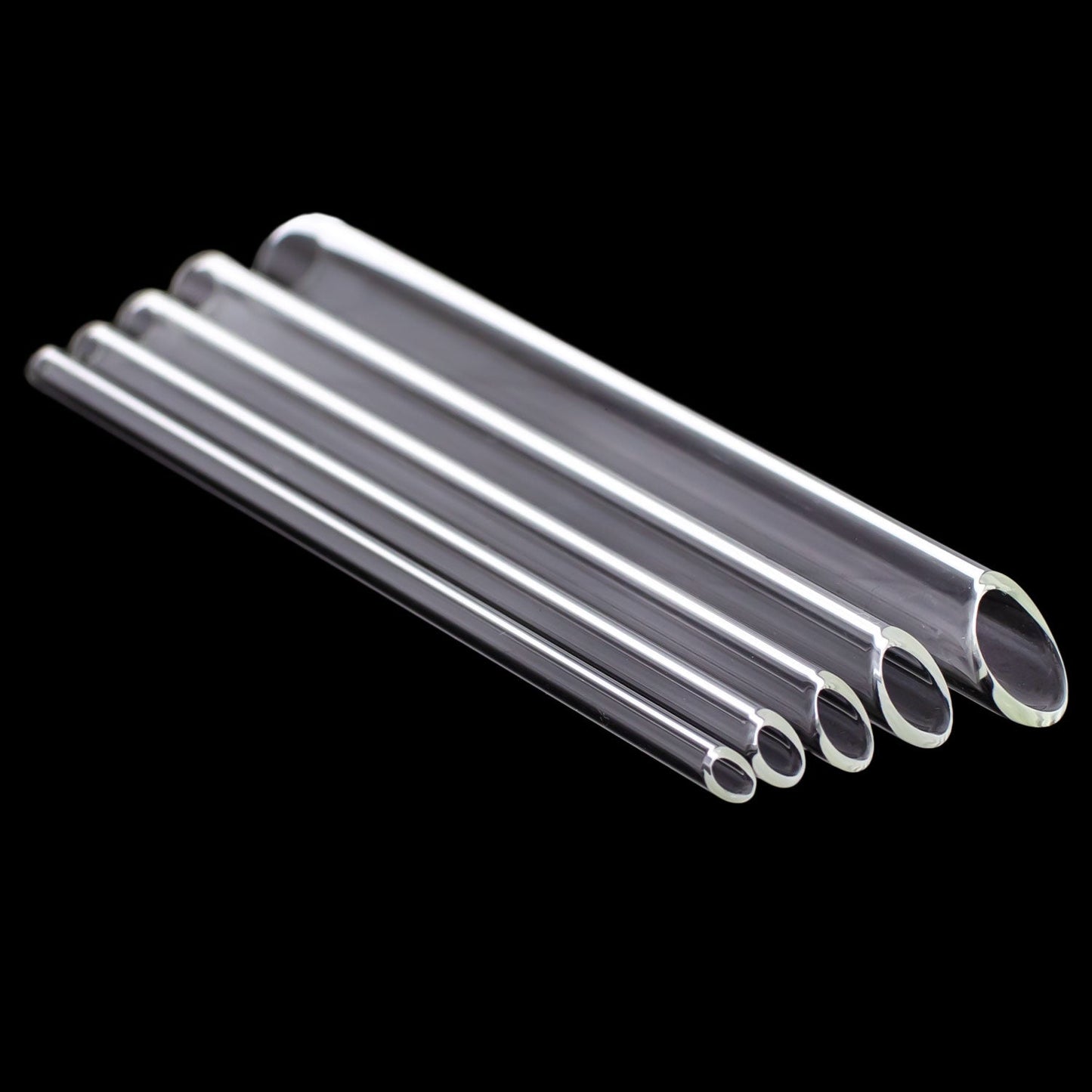 Glass Receiving Tubes - Pierced Addiction