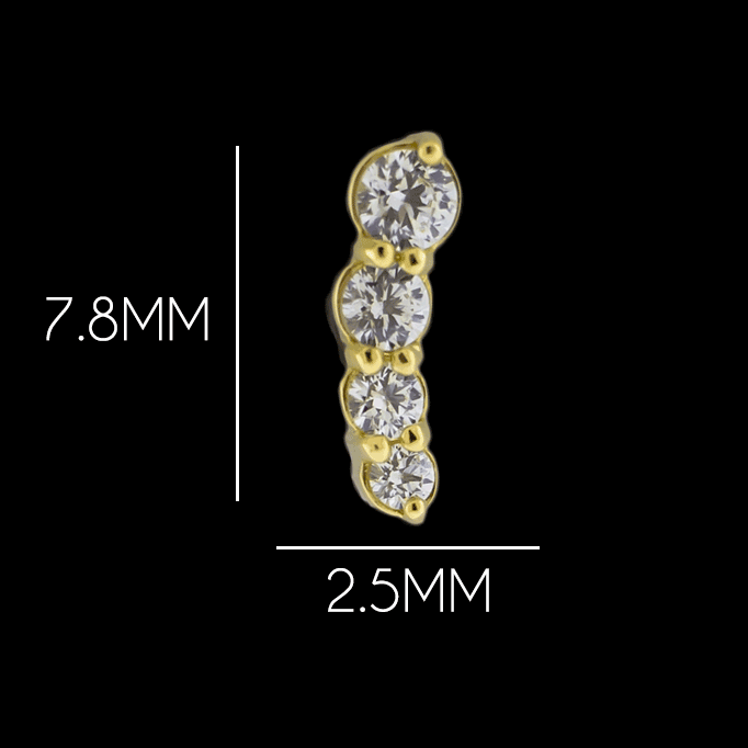 Seraphis - 14kt Gold Threadless End