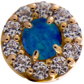 Liora - 14KT Gold Threadless End