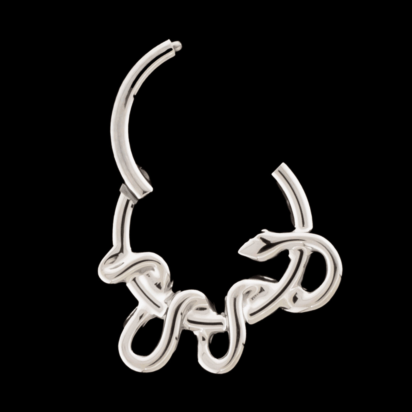 Diablo- Titanium Hinged Ring - Khrysos Jewelry