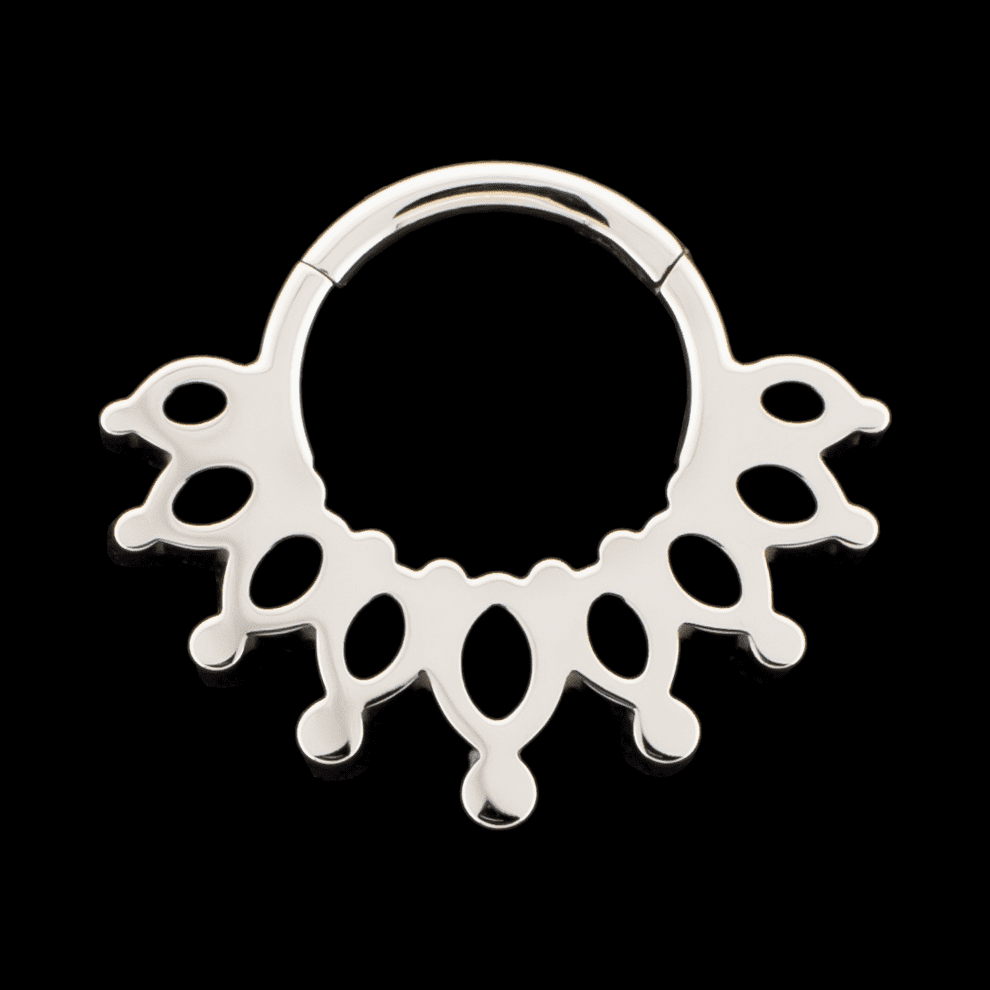 Cadence- Titanium Hinged Ring - Pierced Addiction
