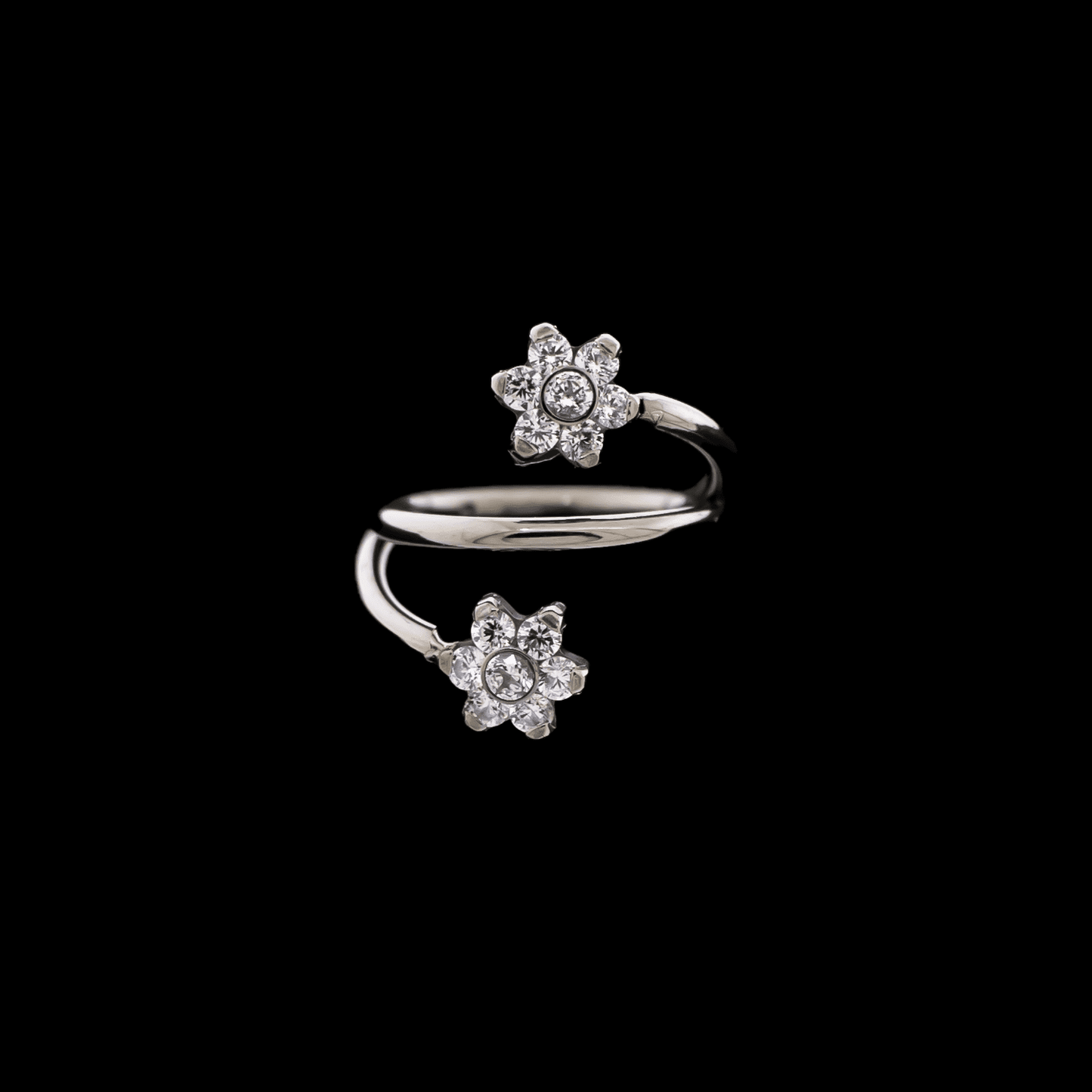 Leilani- Titanium Hinged Segment Ring