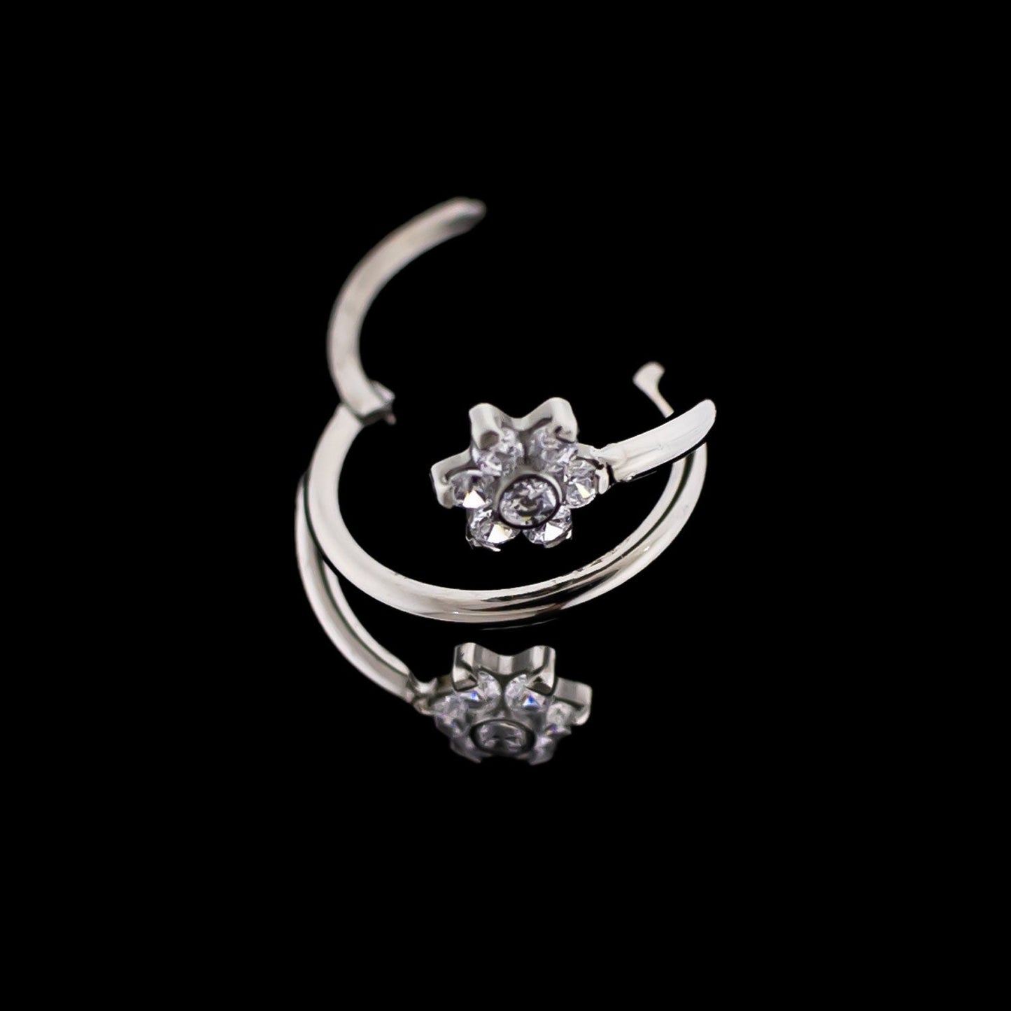 Leilani- Titanium Hinged Segment Ring