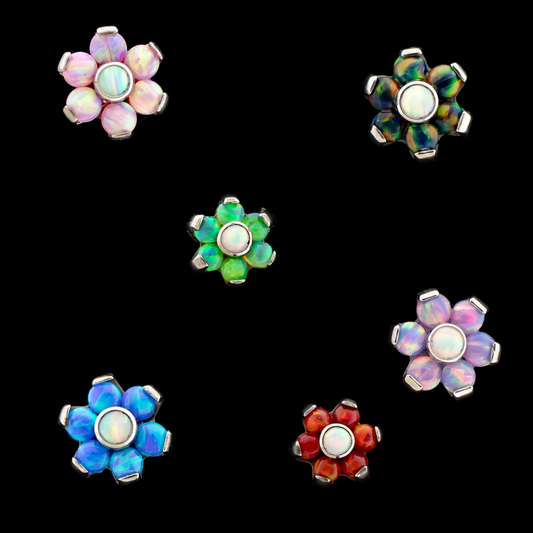 Anka - Opal Flowers w/ Colored Petals