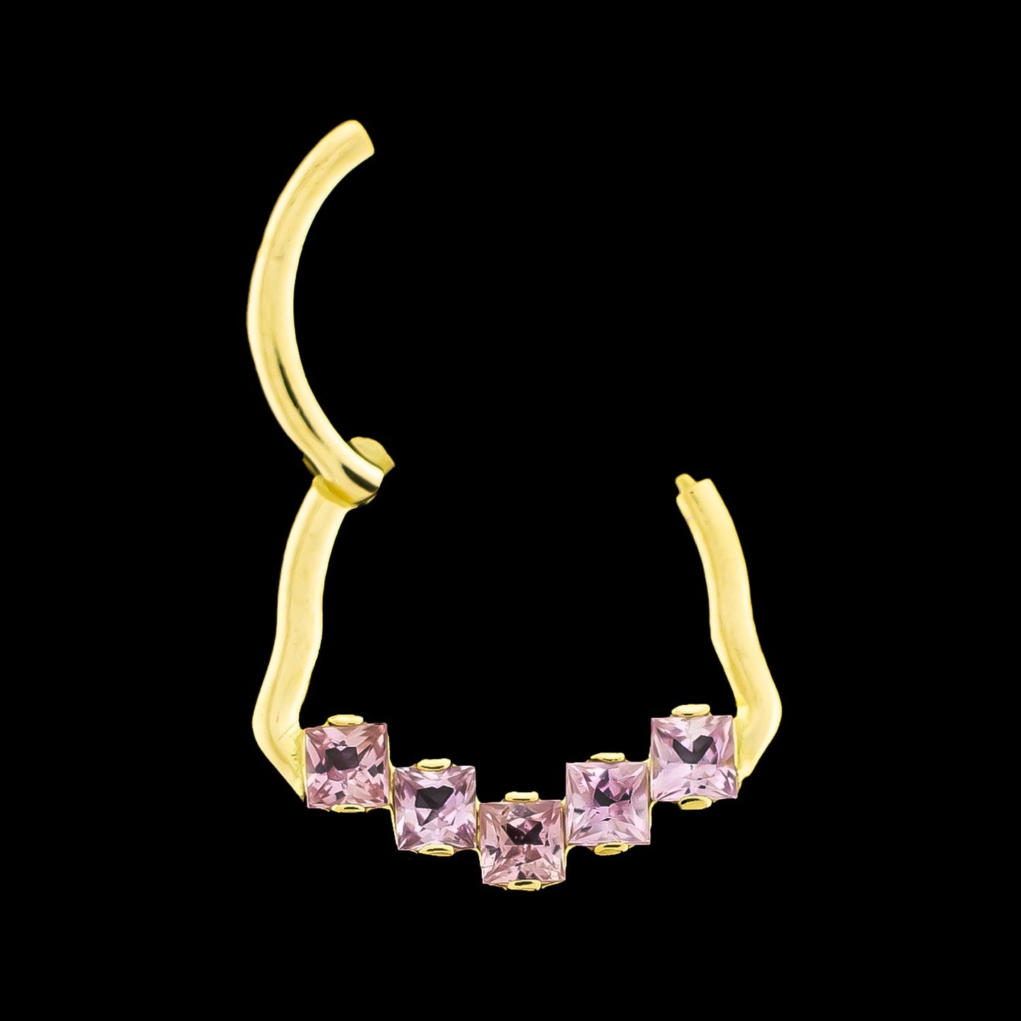 Lyra - 18Kt Gold Hinged Ring