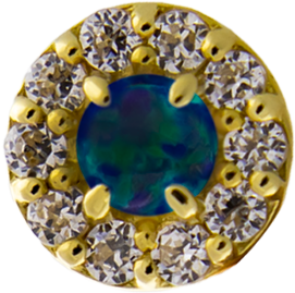 Liora - 14KT Gold Threadless End