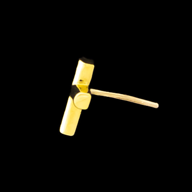 Faith- 18Kt Gold Threadless End