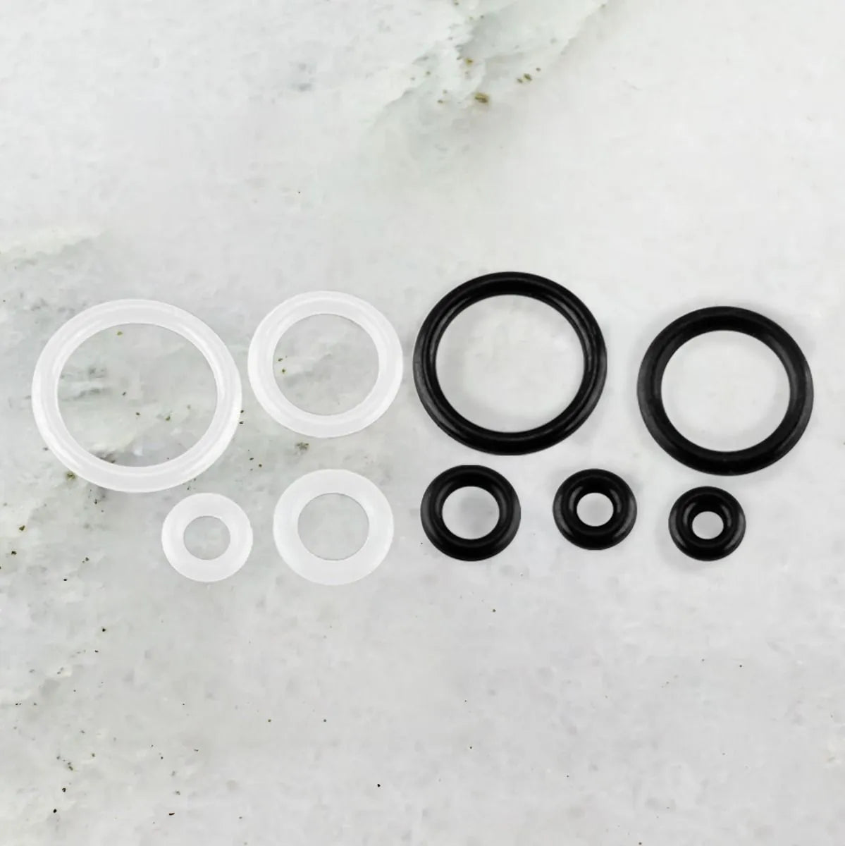 O-Rings - Clear Or Black - Pierced Addiction