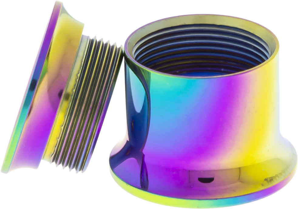 Rainbow Steel Double Flare Tunnels - Internally Threaded
