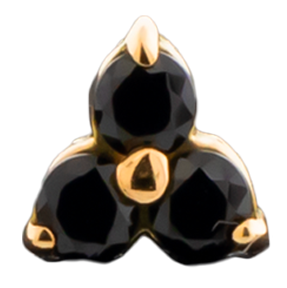 Trinity - 14KT Gold Threadless End