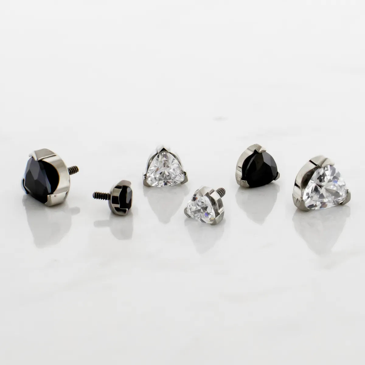 16G/18G Steel Internally Threaded End- Trillion Cut - Pierced Addiction
