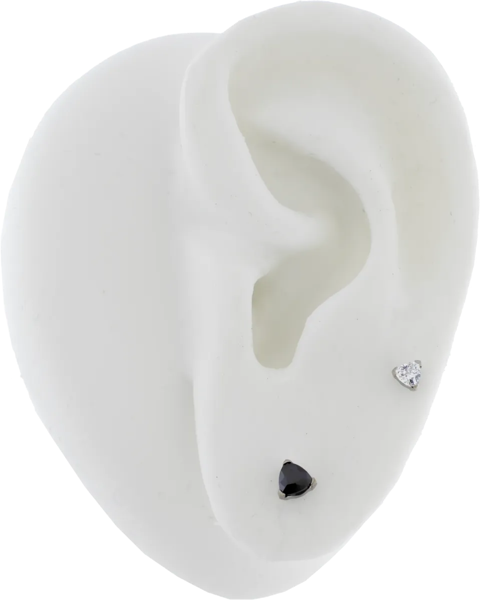 16G/18G Steel Internally Threaded End- Trillion Cut - Pierced Addiction