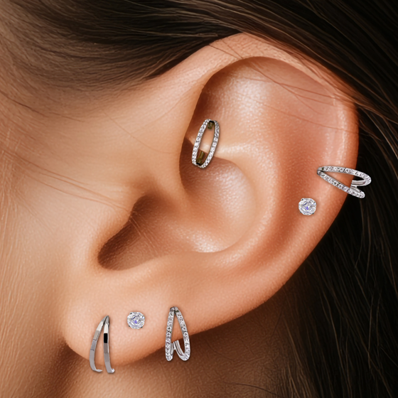 hoops on ear curation