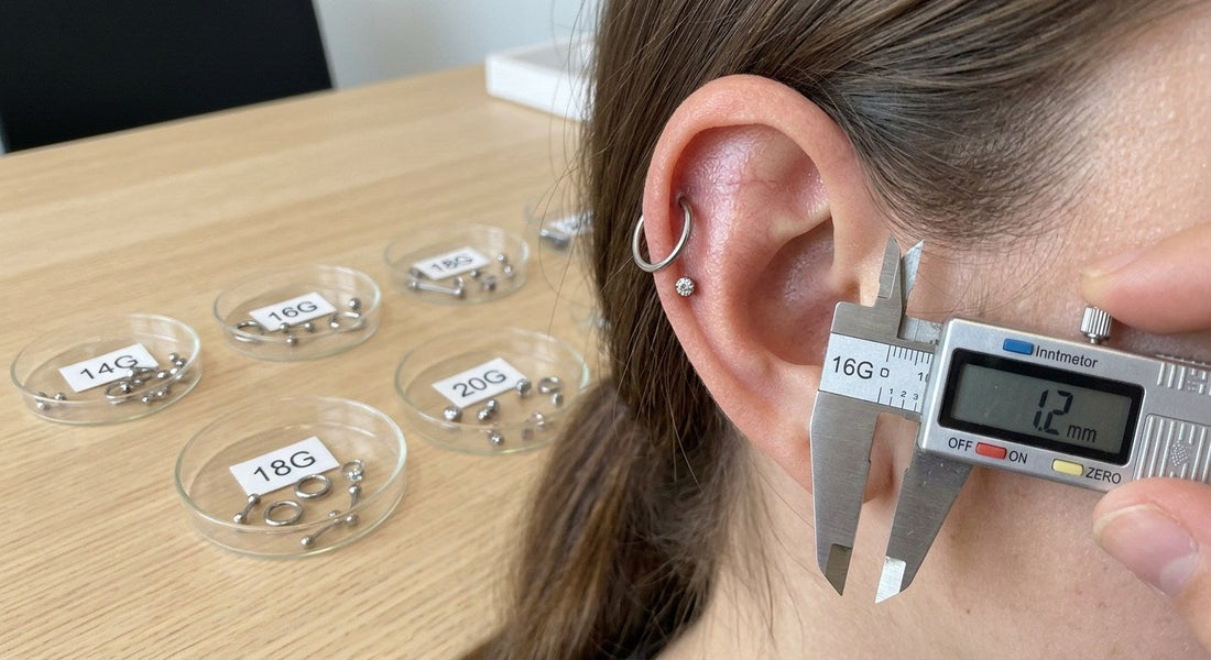What Gauge Is a Helix Piercing