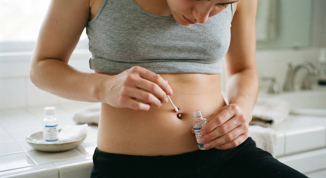 navel piercing aftercare