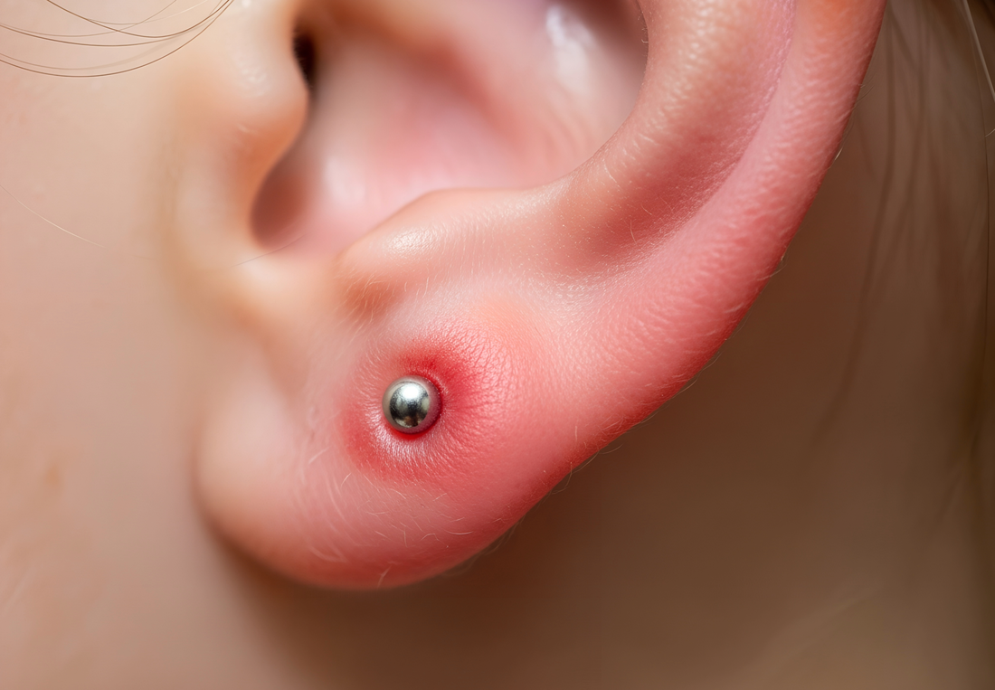 irritated ear piercing