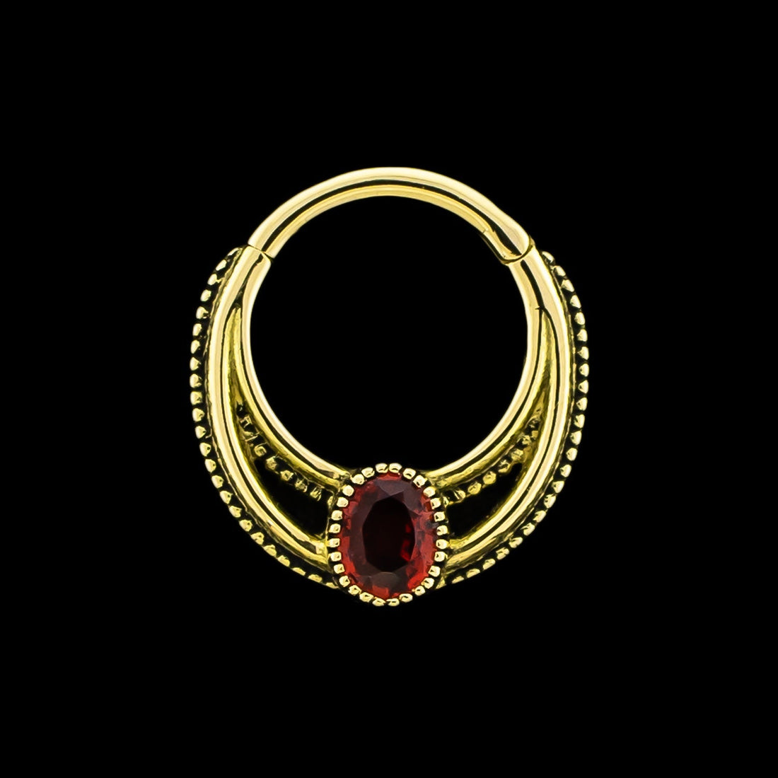Peyton songea sapphire hinged ring