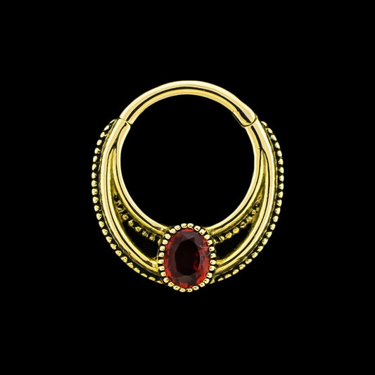 Peyton songea sapphire hinged ring