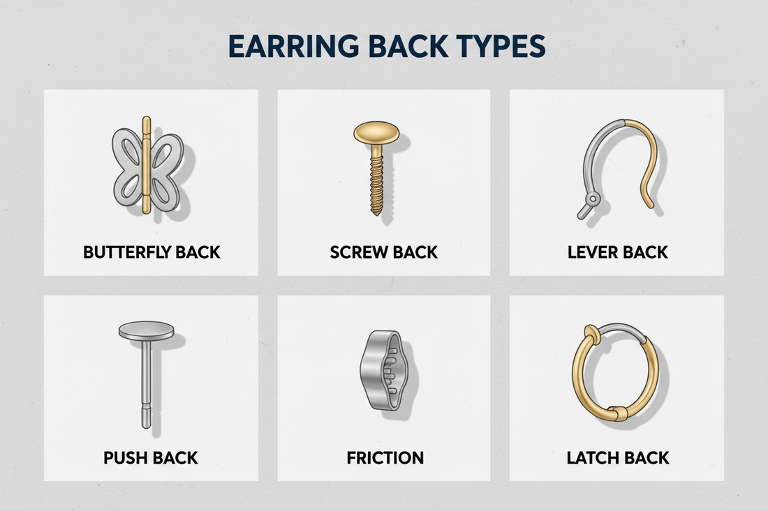 Types of Earring Backs: Complete Guide to Choosing the Right Closure