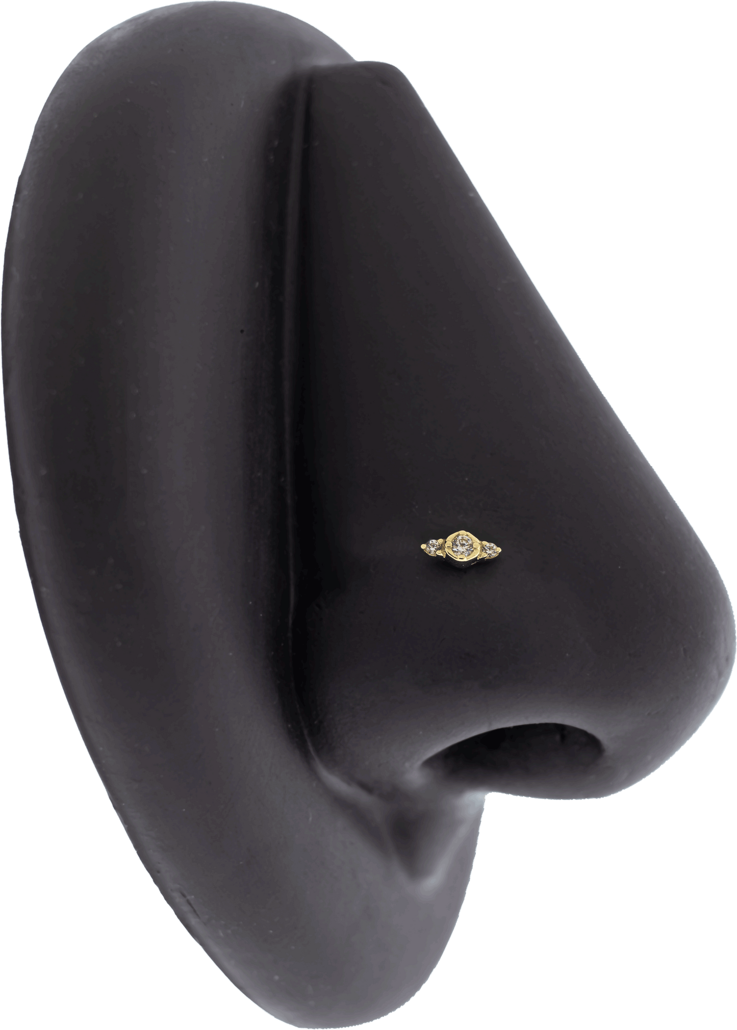 Tatum - 14KT Gold Threadless End - Pierced Addiction