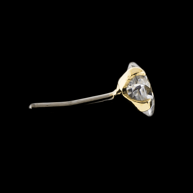 Zenzi - 14KT Gold Threadless End - Pierced Addiction