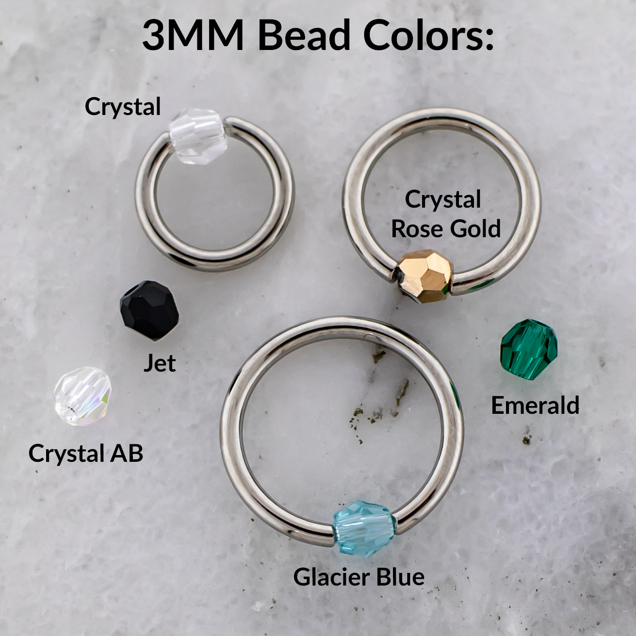 Multi Faceted Round Bead Replacements
