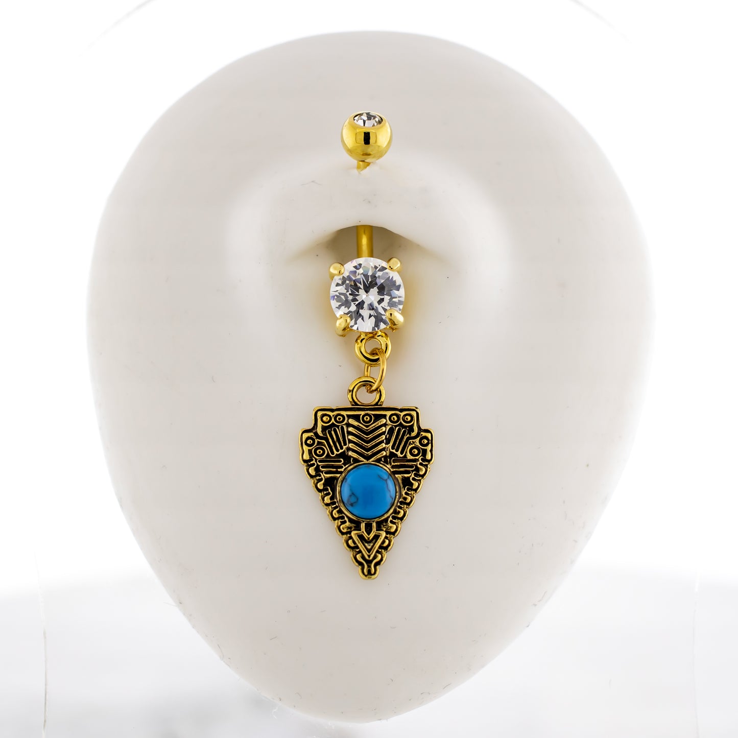 14G Arrowhead Navel Ring