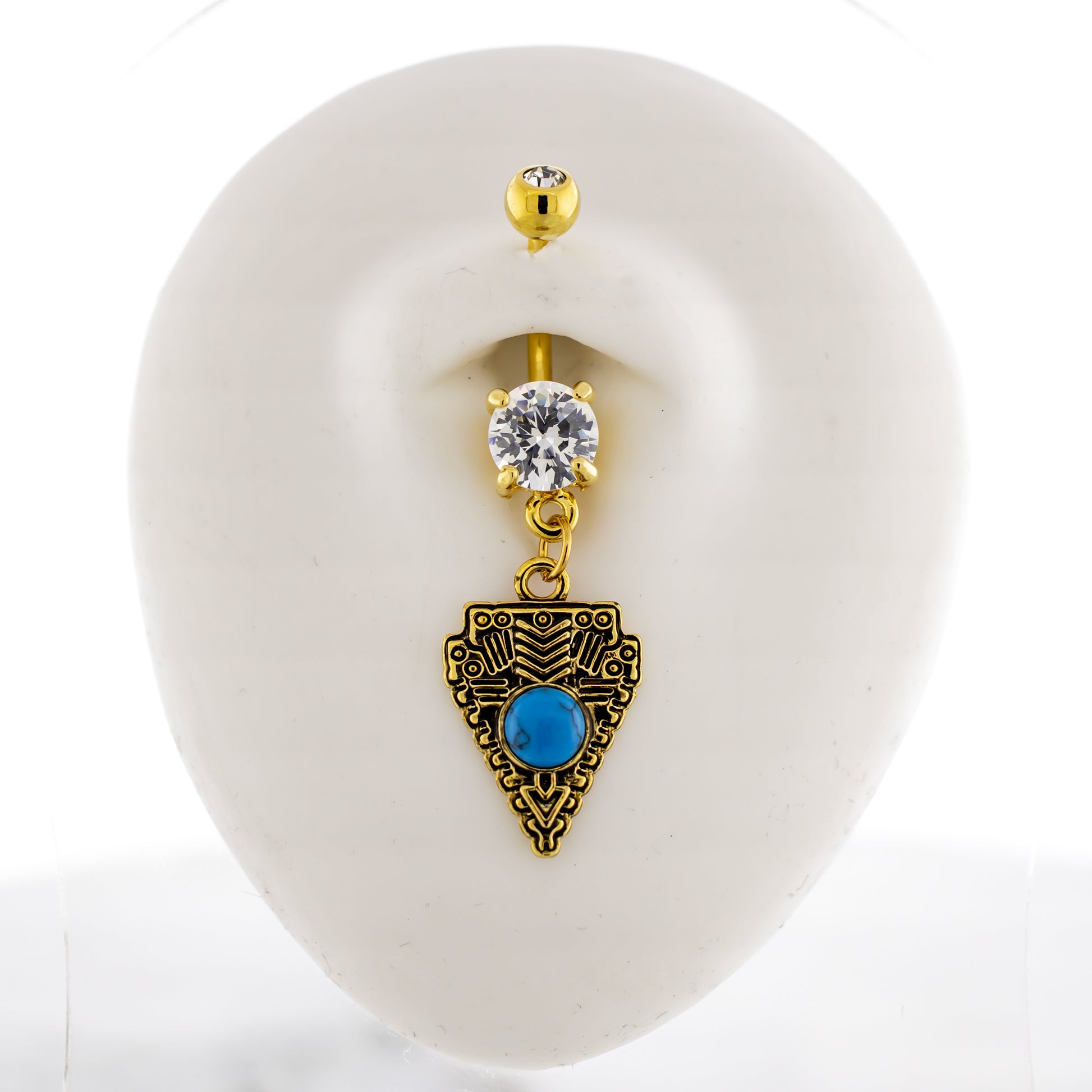 14G Arrowhead Navel Ring
