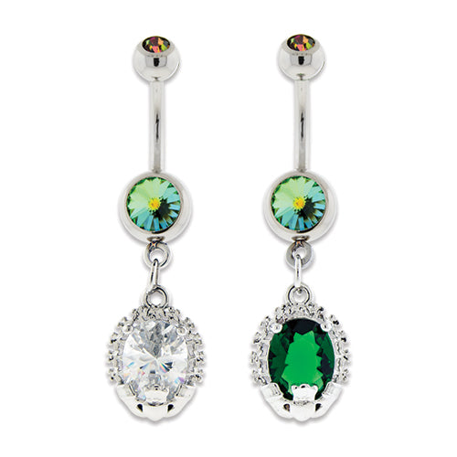 Claddagh Navel Ring