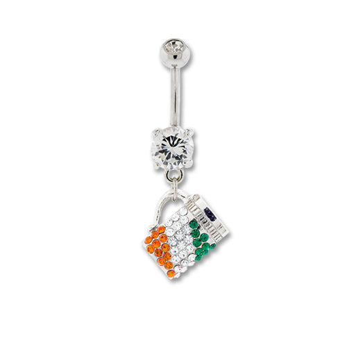 Gem Beer Pitcher Navel Ring