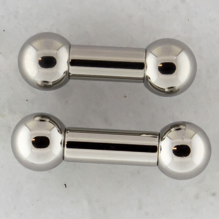 Steel 2G Internally Threaded Straight Barbells - Pierced Addiction