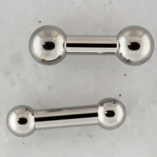 6G Internally Threaded Straight Barbells - Pierced Addiction