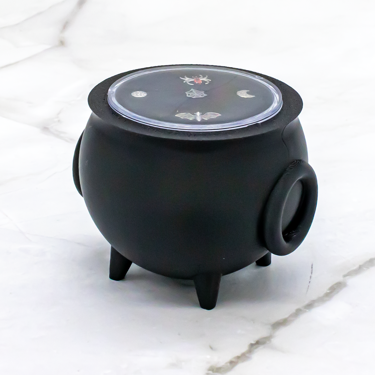 3D Cauldron Display for Threadless Ends