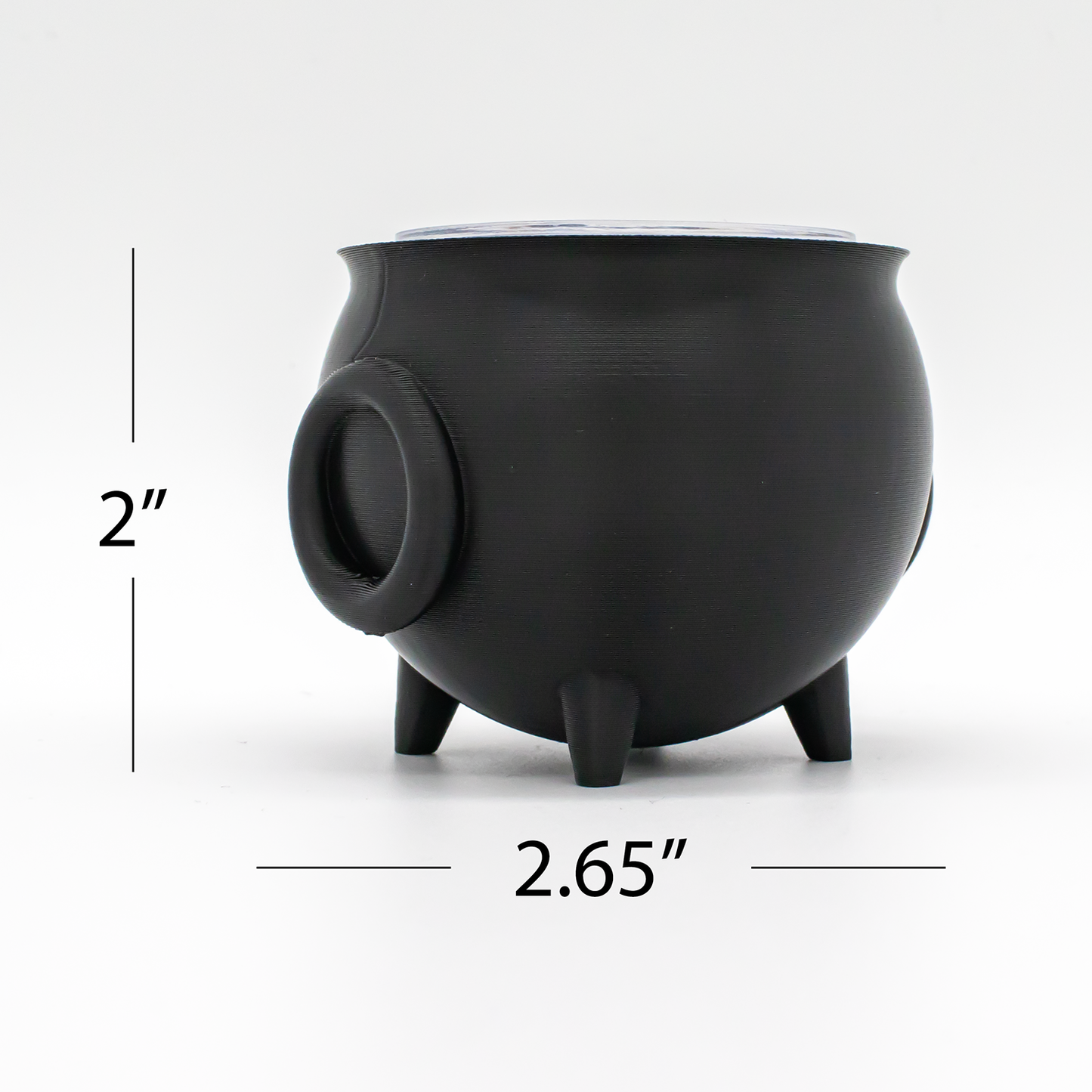 3D Cauldron Display for Threadless Ends