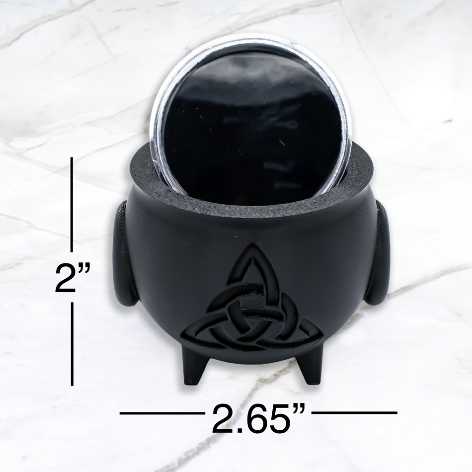 3D Celtic Knot Cauldron Display for Threadless Ends